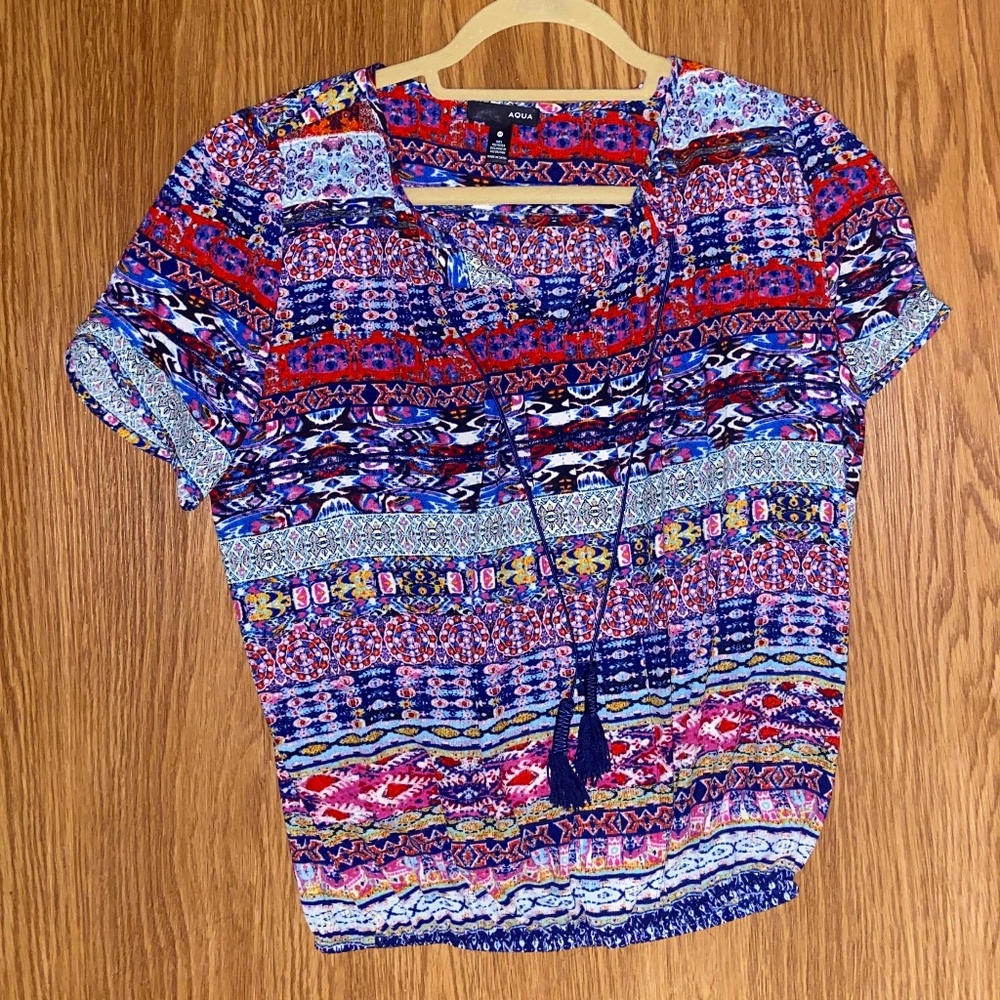 Boho Mixed Pattern Tunic